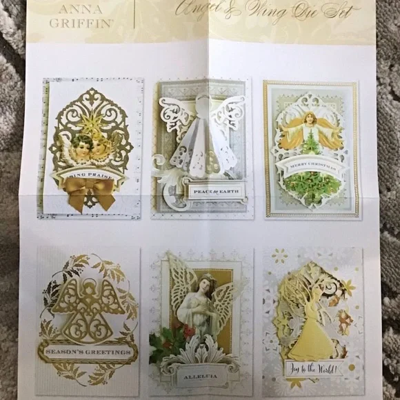 New Anna Griffin Angel and Wing Die Set - Picture 2 of 3